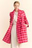 Load image into Gallery viewer, Davi & Davi -TEXTURED KNIT TWEED DOUBLE BUTTON COAT JACKET