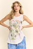 Load image into Gallery viewer, Davi & Dani - FLORAL RAINBOW MESSAGE TANK