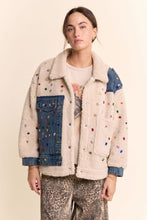 Load image into Gallery viewer, Davi & Dani - GEMSTONE SHERPA DENIM JACKET