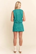 Load image into Gallery viewer, Davi & Dani - Leopard Vest Teal