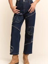 Load image into Gallery viewer, Davi & Dani - Denim Straight Fit Slightly Stretch Pants