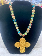 Load image into Gallery viewer, Hidden Truth Jewelry - Multi Color With Susie Cross 12 in Necklace