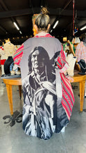 Load image into Gallery viewer, Aztec Back Print Linen Duster