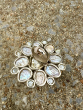 Load image into Gallery viewer, A Rare Bird - Adjustable Large Pearl Stones Ring