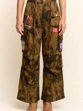 Load image into Gallery viewer, Davi & Dani - Washed Effect Cargo Pants