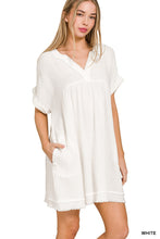 Load image into Gallery viewer, ZENANA - Off To A Good Start Gauze Dress