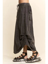 Load image into Gallery viewer, Davi & Dani - Washed Denim Parachute Skirt