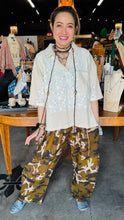 Load image into Gallery viewer, Olive Camo Harem Pants