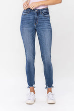 Load image into Gallery viewer, Lovervet HR Distressed Hem Skinny Jeans