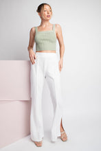 Load image into Gallery viewer, Solid Pants With Side Slit Detail by ee:some