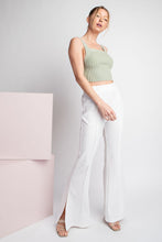 Load image into Gallery viewer, Solid Pants With Side Slit Detail by ee:some