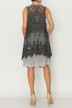 Load image into Gallery viewer, Origami - Crochet Vest with Lace Layer