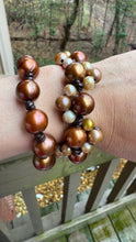 Load image into Gallery viewer, HC - Bronze All About It Pearls Bracelet