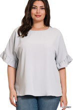 Load image into Gallery viewer, Zenana- Just A Little Ruffle Baby Top
