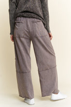 Load image into Gallery viewer, J. Her - Mineral wash Multi Pockets Wide Leg Terry Pants