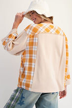 Load image into Gallery viewer, Plus Size- Peace Patch Soft Washed Terry Knit Top