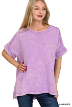 Load image into Gallery viewer, Here For You Acid Wash Gauze Top