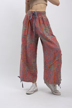 Load image into Gallery viewer, Bluevelvet - Floral Print Washed Harem Pants