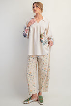 Load image into Gallery viewer, Plus Patch Detailing Washed Cotton Gauze Tunic