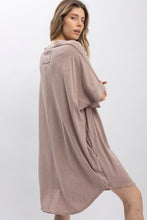 Load image into Gallery viewer, Bluevelvet - Love Lettering Patchwork Short Slv Dress - Mauve