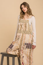 Load image into Gallery viewer, Bluevelvet - Patchwork Print Mix Overalls