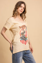 Load image into Gallery viewer, Bluevelvet - Our Country And Our Flag Vintage Graphic Tee