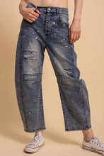 Load image into Gallery viewer, Bluevelvet - Washed Denim Barrel Jeans