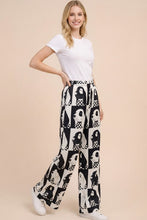 Load image into Gallery viewer, Jade By Jane - Dog Checkered Wide Leg Pants - Multi Color