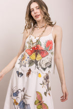 Load image into Gallery viewer, Bluevelvet - Butterfly Flower Print Eyelet Tank Dress