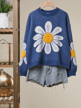 Load image into Gallery viewer, HCB - Oversized Daisy Knit Sweater