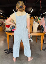 Load image into Gallery viewer, Denim Striped Overalls