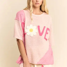 Load image into Gallery viewer, Davi & Dani - Love Daisy Patchwork Top