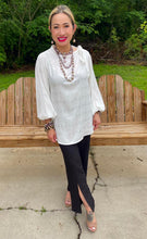 Load image into Gallery viewer, HC Feel Cute With Bow Tie Blouse