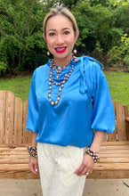 Load image into Gallery viewer, HC Feel Cute With Bow Tie Blouse