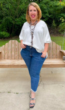 Load image into Gallery viewer, HC Ooh La La Pleated Silk Blouse