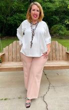 Load image into Gallery viewer, HC Ooh La La Pleated Silk Blouse