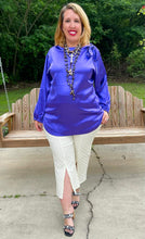 Load image into Gallery viewer, HC Feel Cute With Bow Tie Blouse