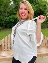 Load image into Gallery viewer, HC Feel Cute With Bow Tie Blouse