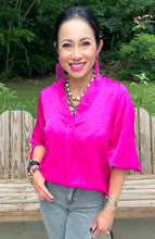 Load image into Gallery viewer, Lovely Feeling Satin Blouse