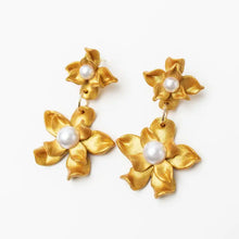 Load image into Gallery viewer, Hidden Truth Jewelry -Magnolia Pearl Dangles Earrings