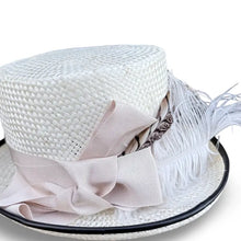 Load image into Gallery viewer, HC Hat - Abigail - Straw Coachman Hat