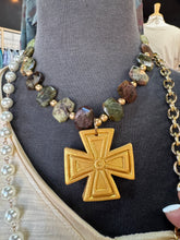 Load image into Gallery viewer, Hidden Truth Jewelry- Ex. 14:14 Cross Necklace