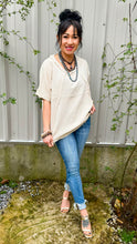 Load image into Gallery viewer, WASHED DOUBLE GAUZE RAGLAN SLEEVE SHIRT
