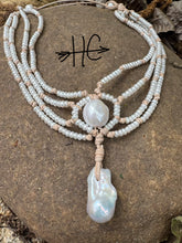 Load image into Gallery viewer, HC - Queen Crown White Pearls Chocker One Of The Kind
