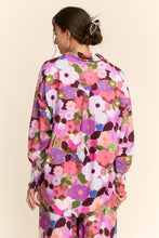 Load image into Gallery viewer, Davi & Dani - Floral Print Long Sleeve Button Top