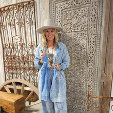 Load image into Gallery viewer, A Rare Bird - Blue Birdie Stitched Shirt