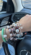 Load image into Gallery viewer, HC - Queen Crown White Pearls Bracelet