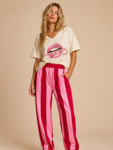 Load image into Gallery viewer, J.nna - Striped Wide-Leg Pants