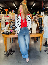 Load image into Gallery viewer, Oddi - Polka Dot Collared Blazer