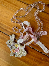 Load image into Gallery viewer, A Rare Bird - Beaded Sitting Bunny Necklace
